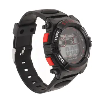 Новое название: Многофункциональные водонепроницаемые мужские цифровые спортивные часы WR50M для плавания с будильником и световой подсветкой