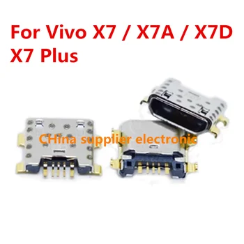 10шт-200шт USB Зарядное Устройство Зарядная Док-станция Порт Штекерный Разъем Для Vivo X7/X7A/X7D /X7 Plus