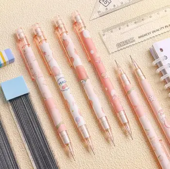 1ШТ Механический карандаш 0,5 мм Креативные Персиковые Карандаши для школьников Офисные Канцелярские принадлежности (SS-6035)