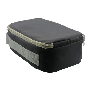 Удобная сумка для хранения походных горшков, ткань Оксфорд 600D, съемное внутреннее отделение, держатель для вилок и ложек, черно-серый