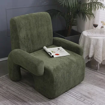 Эластичный дизайнерский стул Роскошная столовая в саду Современный подлокотник Nordic Lounge Одноместный стул для гостиной Индивидуальная мебель для дома Sillon