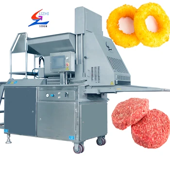 Машина для приготовления мясного пирога LI ZHI с сенсорным экраном, машина для приготовления говяжьих котлет, автоматическая машина для формирования гамбургеров AMF600-V
