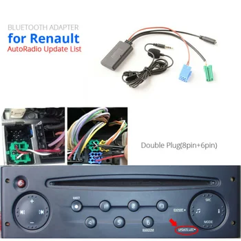 Автомобильный BlueTooth 5,0 Стерео Аудио AUX Входной кабель МИНИ-Штекер Для Renault Clio Для Espace Для Kangoo ForLaguna Для Megane 2005-2011
