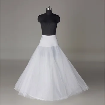 Нижняя юбка с 1 обручем и 2 слоями тюля, нижняя юбка для свадебного платья А-силуэта, свадебное платье