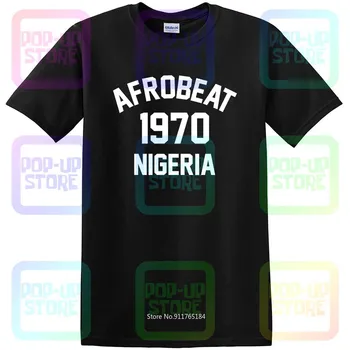 Afrobeat 1970 100% Премиум Футболка Fela Kuti Футболка Унисекс Размер: S-3XL