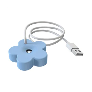 Мини Портативный увлажнитель воздуха с кабелем USB Дизайн уплотнения Безцилиндровый увлажнитель воздуха для путешествий Персональный увлажнитель воздуха для спальни Синий