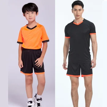 Комплекты детской футбольной майки и шорт, футбольная форма в стиле ретро индивидуального дизайна, мужской костюм детской спортивной команды, комплект для мальчиков, быстро сохнущий