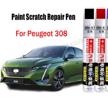 Ручка для Ремонта Царапин от Автомобильной Краски Peugeot 308 SW GT Touch-Up Pen Remover Аксессуары Для Ухода За Краской Черный Белый Красный Синий Серый Серебристый