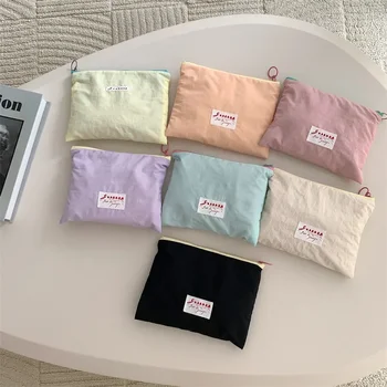Корейский нишевый дизайн, косметичка цвета мороженого, сумка для хранения мелких предметов, Алфавитный ручной кошелек для монет