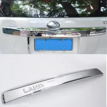 ABS Ярко-серебристая хромированная накладка для отделки багажника Toyota Land Cruiser Prado 150 LC150 FJ150 2018-2020 Аксессуары для задней двери автомобиля