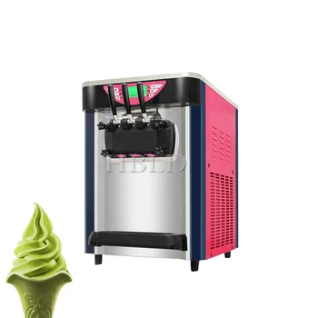 Популярная электрическая машина для производства мороженого Коммерческая Небольшая коммерческая машина для производства клубничного пломбира
