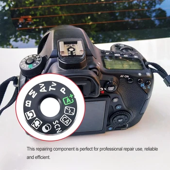 Набор исправлений для режима набора номера Профессиональные детали внешнего управления Аксессуар для камеры Простой металлический набор интерфейсных накладок для замены 80D