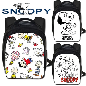 Школьный рюкзак Snoopy, Мультяшная анимация вокруг учеников, Модный тренд, рюкзак для детского сада, Водонепроницаемая сумка через плечо, учебные принадлежности
