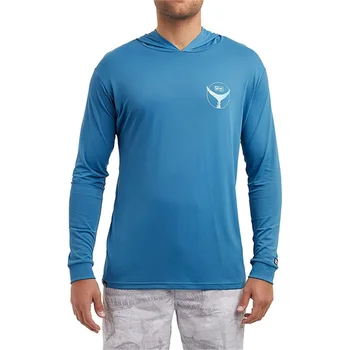 Пелагическая Рыбалка Рубашка С Капюшоном Защита От Солнца УФ Рыболовные Рубашки Открытый Летний Балахон С Длинным Рукавом Мужская Одежда Для Рыбалки Ropa Pesca
