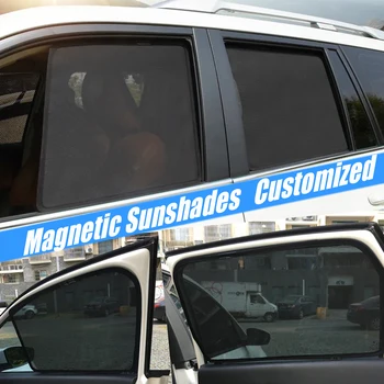 4шт Магнитных Солнцезащитных Козырьков на боковые стекла для Peugeot 301 2013 2014 2015 2016 2017- 2022 Сетка для занавесок на дверях автомобиля Автоаксессуары