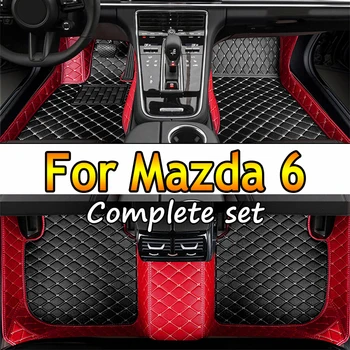 Автомобильные коврики для Mazda6 Mazda 6 Atenza GH 2007 ~ 2011 Защитные накладки Автомобильные коврики Полный комплект водонепроницаемых ковриков для пола Автомобильные аксессуары