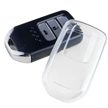 Автомобильный брелок для ключей для Accord для Honda Civic для Pilot Odyssey Fit/ Jazz Прозрачный чехол для ключей Автомобильные аксессуары