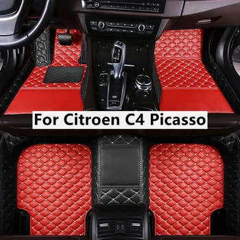Подходящие По Цвету Пользовательские Автомобильные Коврики Для Citroen C4 Picasso Foot Coche Аксессуары Ковры
