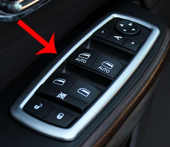 Для Jeep Cherokee Limited 2014-2017 ABS Жемчужные Хромированные Внутренние кнопки Отделка панели Автомобильные Аксессуары Наклейки