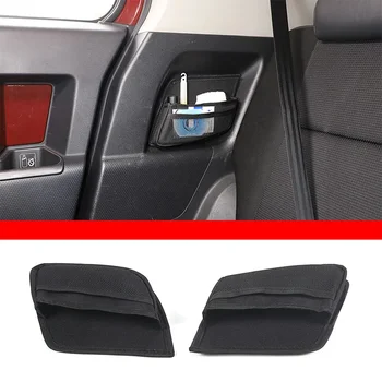 Для 2007-2021 Toyota FJ Cruiser черный автомобильный стайлинг наклейка для сумки для хранения на заднем сиденье автомобиля аксессуары для модификации интерьера автомобиля 2шт