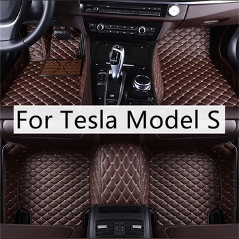 Новые Автомобильные коврики на заказ Для Tesla Model S Аксессуары для ног Автомобильные ковры