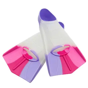 Силиконовые плавники Гибкие силиконовые плавники для детей и взрослых, сверхмягкие ласты с сумкой для хранения, тренировочные для ног