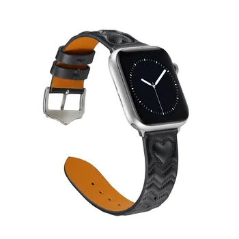 Кожаный ремешок для Apple Watch Band 44 мм Ultra 2 49 мм 42 мм 38/40 мм ремешок для часов Correa браслет iWatch Series 5 3 SE 6 7 8 9 45/ 41 мм