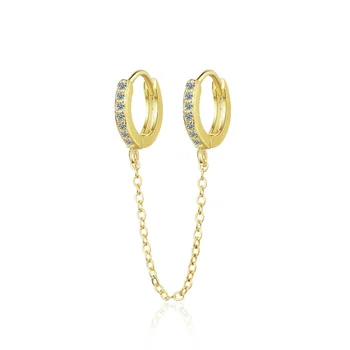 Ювелирные Изделия из Золота 14K Серьги с Бриллиантами для Женщин Fine Aros Mujer Oreja 14K Золотые Серьги С Бриллиантами Orecchini Vintage Diamond Jewelry Earring