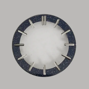 циферблат в виде звезды-скелета, модифицированный циферблат часов, прозрачный 31,8 мм для механизма NH70