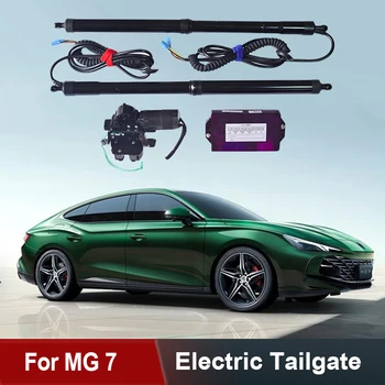 Для модели MG 7 2023 года выпуска, электрическая задняя дверь, управление приводом багажника, автоподъемник, открывание задней двери с электроприводом.