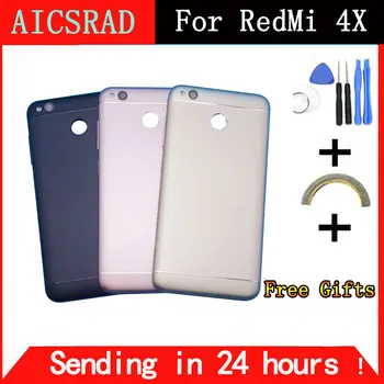 Чехол для батарейного отсека AICSRAD для 5,0-дюймового xiaomi redmi 4x заменен корпусом телефона с боковыми кнопками бесплатная доставка