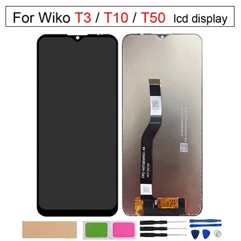 Для Wiko T10 T50 T3 Замена ЖК-экрана Телефона Для Wiko W-V673 W-V770 W-P861 ЖК-дисплей С сенсорным экраном Дигитайзер В сборе