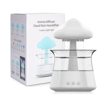 Увлажнитель воздуха Cloud, диффузор эфирного масла с 7-цветными светодиодными лампами, нано-диффузор тумана и увлажнитель воздуха для домашнего офиса