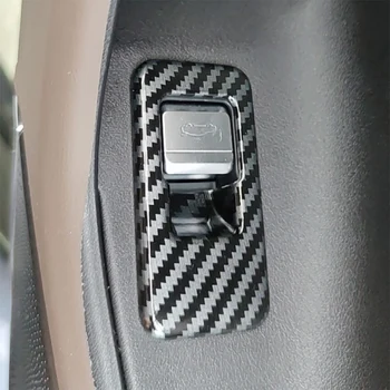 Отделка ободка кнопки крышки багажника из углеродного волокна для аксессуаров BYD HAN 2022 2023 годов выпуска