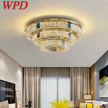 Потолочные светильники WPD Nordic, современный Светодиодный светильник, Роскошный Креативный Хрустальный светильник для домашнего декора Гостиной Спальни