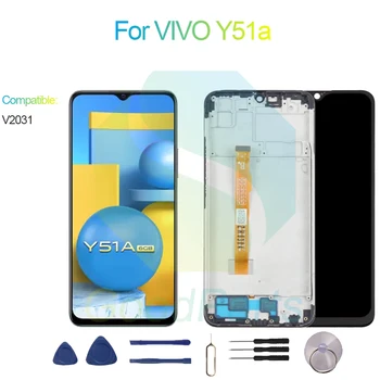 Для VIVO Y51a Замена экрана дисплея 2408 *1080 V2031 для VIVO Y51a ЖК-сенсорный дигитайзер