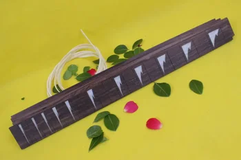 Гриф электрогитары для грифа гитары на 24 лада 25,5 дюймов с треугольным рисунком из розового дерева без покраски Замена гитарных деталей своими руками