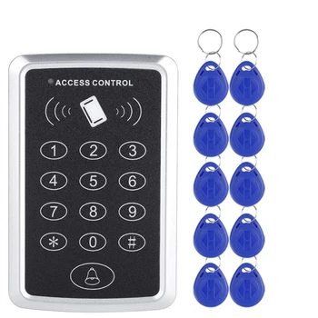 Клавиатура контроля доступа RFID с частотой 125 кГц, считыватель карт, система контроля доступа к двери, система клавиатуры для открывания дверных замков