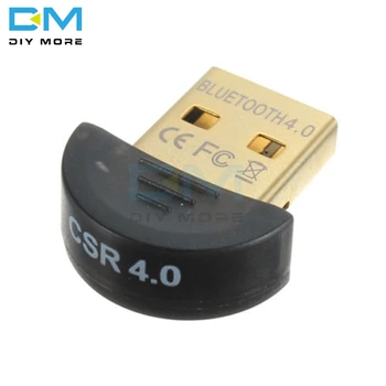 Мини USB Bluetooth Адаптер V 4.0 Двухрежимный Беспроводной Ключ CSR 4.0 USB Порт для ПК Диапазон 20 м 3 Мбитс Многоязычные Голосовые Данные