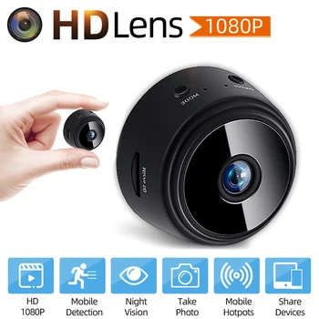 WiFi IP-Камера A9 Мини-Камеры Видеонаблюдения 1080P HD Видеокамера Ночного Видения Из Алюминиевого Сплава Беспроводной Микро-Диктофон Камера