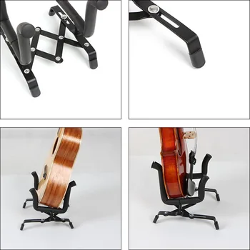 Черный кронштейн для инструмента для растяжки, подставка для гитары, баса, скрипки, укулеле