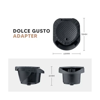Капсульный адаптер для капсул Nespresso Конвертирует Dolce Gusto Crema Make в кофемашину Dolce Gusto Piccolo Xs Genio 2B