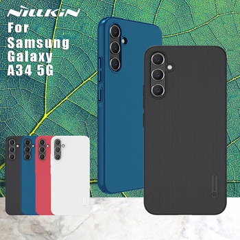 Nillkin для Samsung Galaxy A34 5G Чехол Матовый жесткий Пк 360 полная Задняя Крышка Защитный Чехол для Samsung Galaxy A34 5G