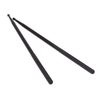 5X Пара барабанных палочек 5A, нейлоновая палочка для ударной установки, легкая, профессиональная, черная