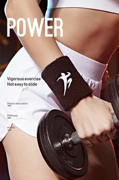 Новые профессиональные фитнес-браслеты Sport Sweatband Hand Band Бандаж для поддержки запястья от пота, обертывания для тенниса, Бадминтона, баскетбола