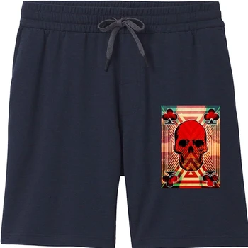 Мужские шорты Club Skull Emo с классическим круглым вырезом и короткими рукавами на выбор размеров и цветов мужские шорты