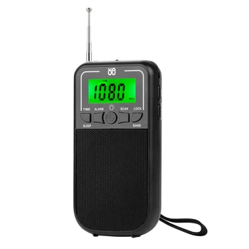 Портативное радио AM FM SW, 1 шт, черное пластиковое аварийное карманное радио Walkman для кемпинга на открытом воздухе