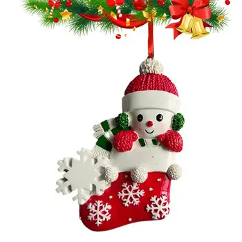 Рождественские украшения, фигурки из смолы, Атмосферная подвеска из смолы для рождественской елки, Рождественские украшения, Забавные фигурки для стен