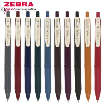 6ШТ Япония ZEBRA SARASA гелевая ручка JJ15 ретро цвет 0,5 мм ограниченная серия скоростная ручка сухая анти-усталость, не допускающая утечки чернил ручка для подписи