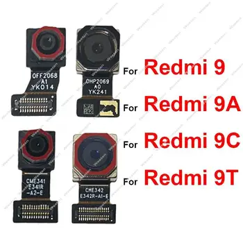 Модуль передней камеры заднего вида для Xiaomi Redmi 9 9A 9C 9T, Запчасти для ремонта фронтальной камеры, задней основной камеры